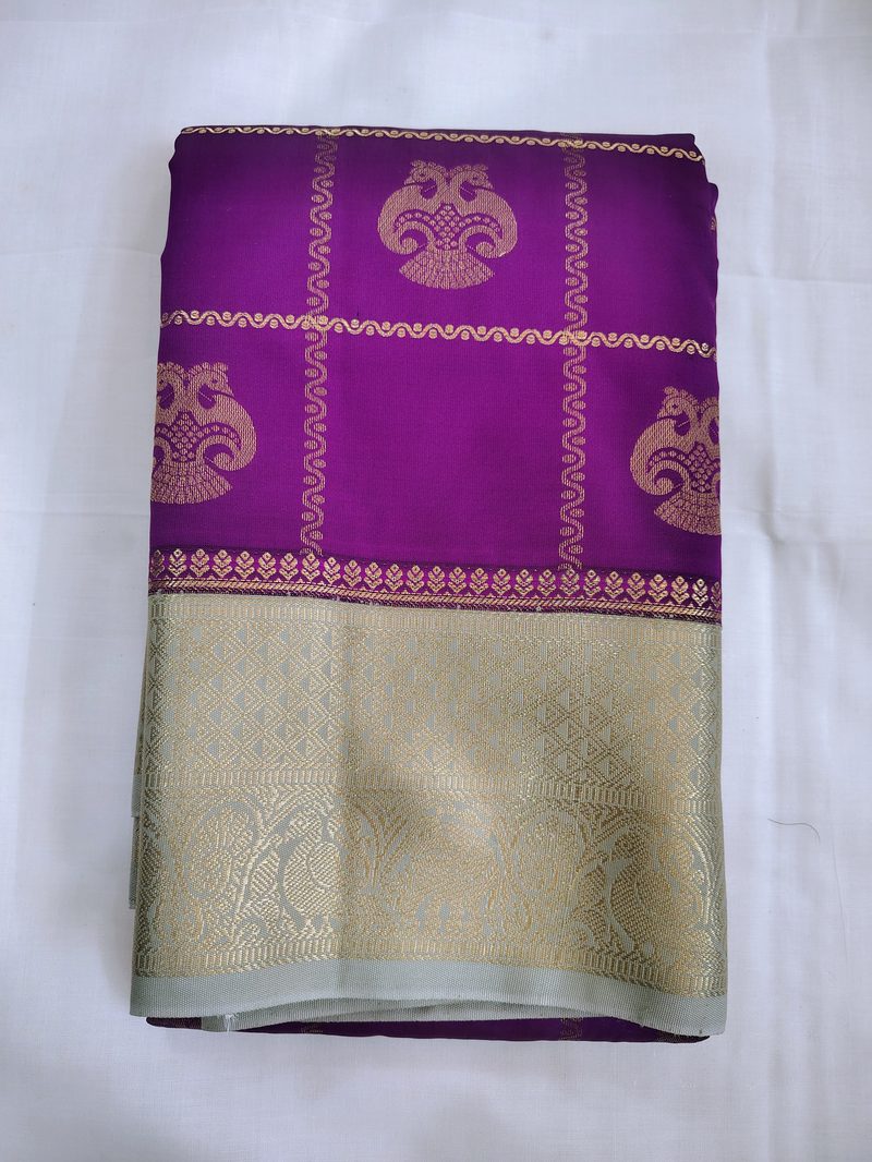Semi Kanchivaram silk