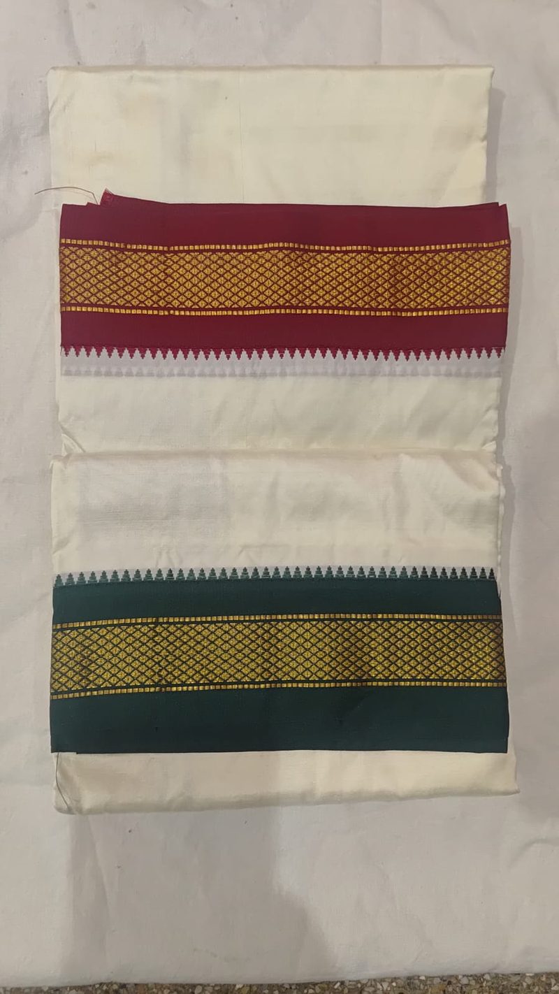 Pure silk panche shalya